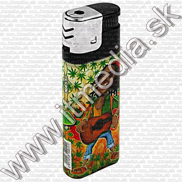 Image of NASS Electronic XXL cigarette lighter *Ganja* (IT7224)