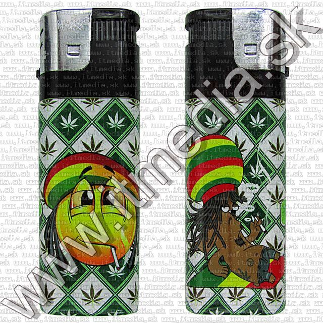 Image of NASS Electronic XXL cigarette lighter *Ganja* (IT7224)