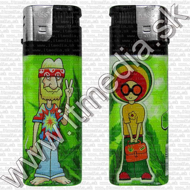 Image of NASS Electronic XXL cigarette lighter *Ganja* (IT7224)