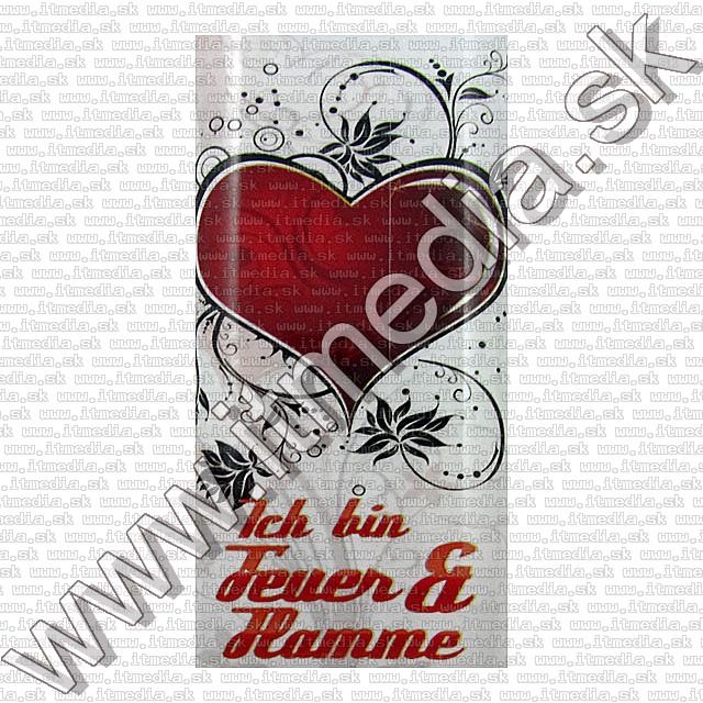 Image of NASS Electronic XXL cigarette lighter *Heart* (IT7109)