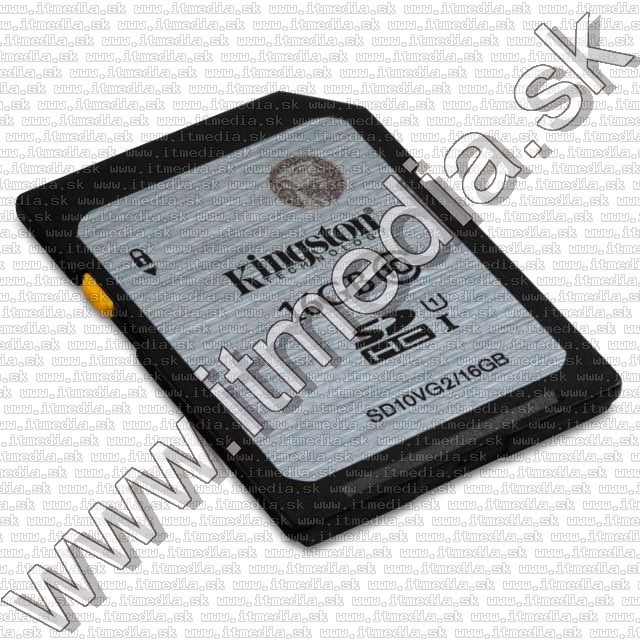 Kingston SD-HC card 16GB UHS-I U1 Class10 (SD10VG2) (IT11338) Image of Kingston SD-HC card 16GB UHS-I U1 Class10 (SD10VG2) (IT11338)