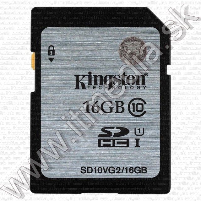 Image of Kingston SD-HC card 16GB UHS-I U1 Class10 (SD10VG2) (IT11338)