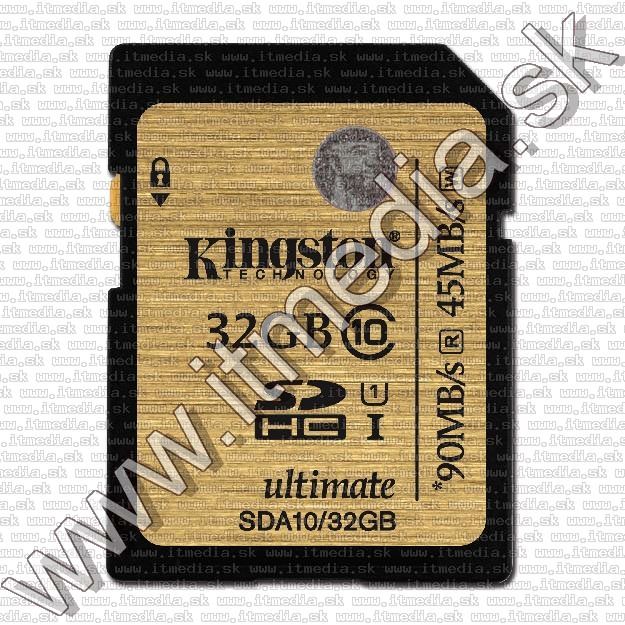 Image of Kingston SD-HC card 32GB UHS-I U1 GOLD Class10 (SDA10) (IT11458)