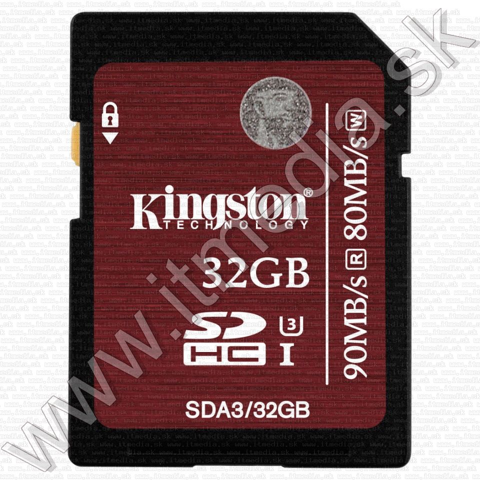 Kingston SD-HC card 32GB UHS-I U3 Class10 (SDA3) (IT11464) Image of Kingston SD-HC card 32GB UHS-I U3 Class10 (SDA3) (IT11464)