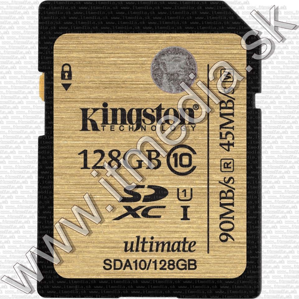 Kingston SD-XC card 128GB UHS-I U1 GOLD Class10 (SDA10) (IT11460) Image of Kingston SD-XC card 128GB UHS-I U1 GOLD Class10 (SDA10) (IT11460)