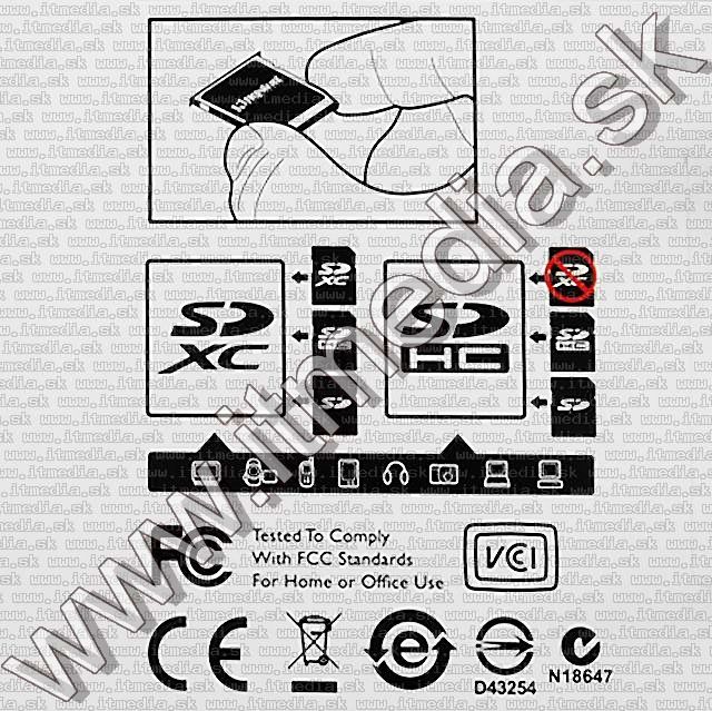Image of Kingston Secure Digital (SD-HC) card, 32GB info! Class10 G2 (IT8750)