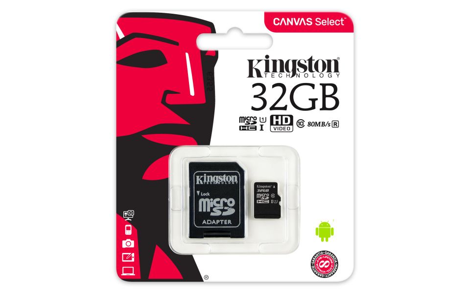 MEGA Kingston pack microSD 32GB (80/10 MBps) SDCS 25db INFO!!! (IT13669) Image of MEGA Kingston pack microSD 32GB (80/10 MBps) SDCS 25db INFO!!! (IT13669)