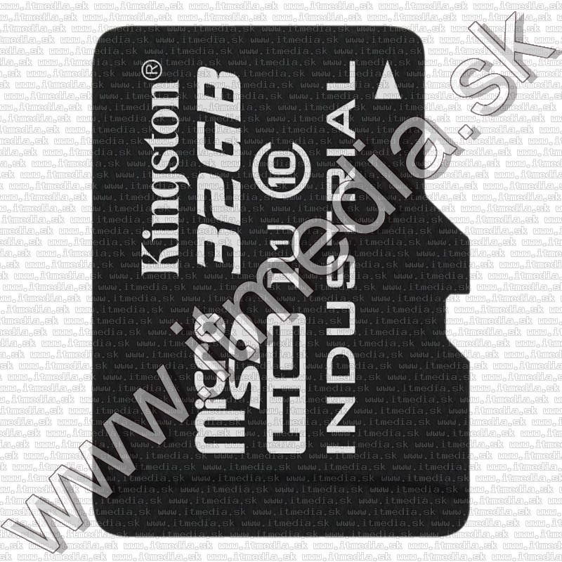 Image of Kingston microSD-HC kártya 32GB UHS-I U1 Industrial SDCIT/32GB + adapter (90/45 MBps) (IT12085)