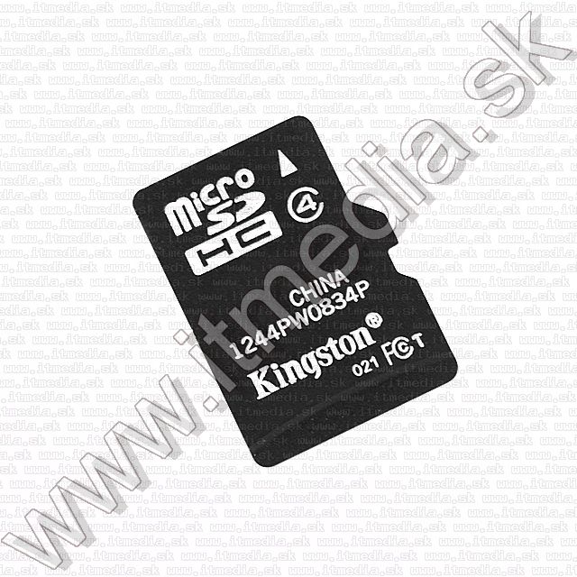 Image of Kingston microSD-HC card 4GB Class4 + adapter + Card Reader Mobility (IT8753)