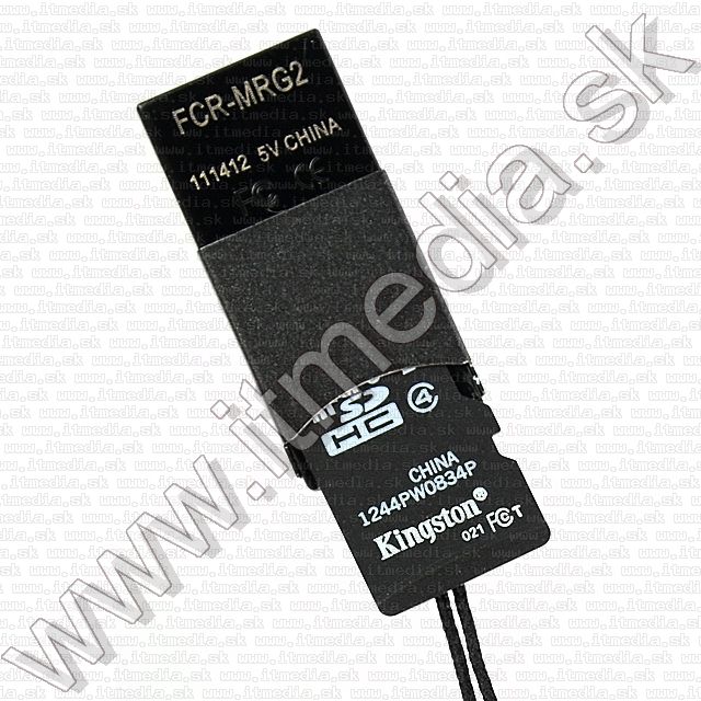 Image of Kingston microSD-HC card 4GB Class4 + adapter + Card Reader Mobility (IT8753)