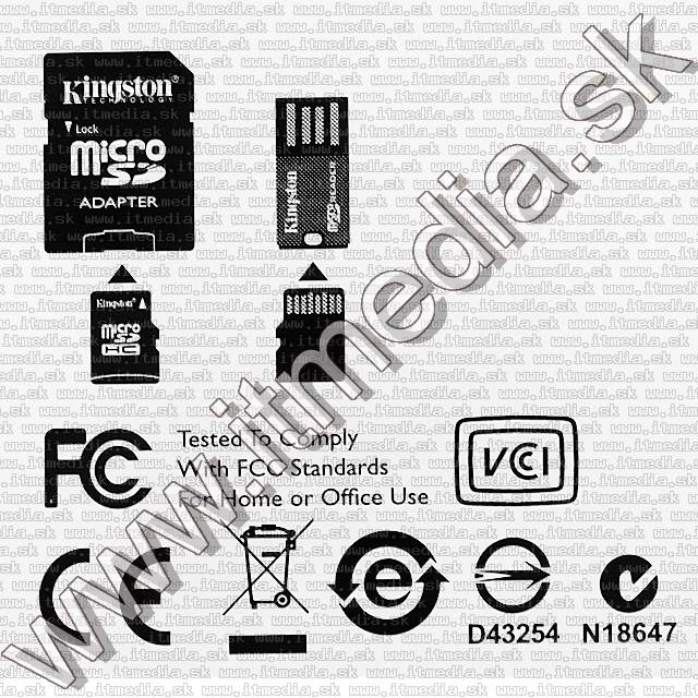 Image of Kingston microSD-HC card 4GB Class4 + adapter + Card Reader Mobility (IT8753)