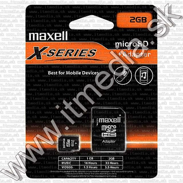 Image of Maxell _microSD_ Secure Digital card 2GB (IT7646)