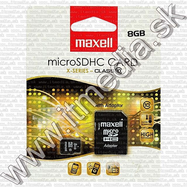 Image of Maxell microSD-HC kártya 8GB Class10 (IT8908)