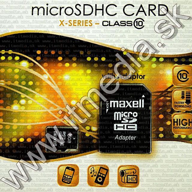 Image of Maxell microSD-HC kártya 8GB Class10 (IT8908)