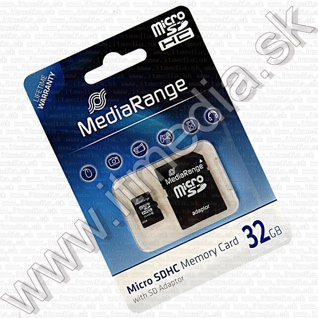 Image of MediaRange microSD-HC card 32GB *Class 6* (IT9407)