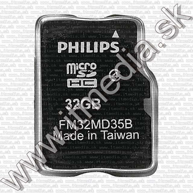 Image of Philips microSD-HC Secure Digital card 32GB INFO! (IT7635)