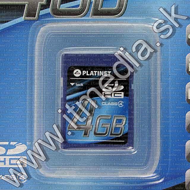 Image of Platinet _SD-HC_ card 4GB *Class4* *3 year* (IT7272)