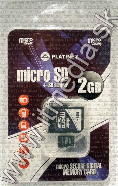 Image of Platinet _microSD_ card 2GB *3 year* (IT4525)
