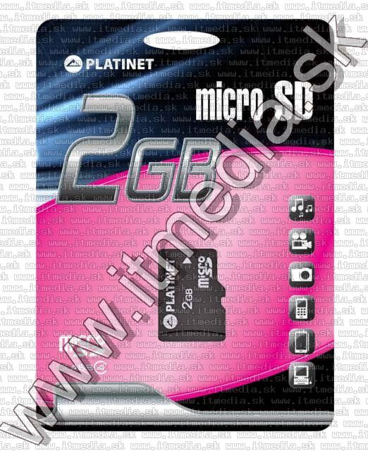 Image of Platinet _microSD_ card 2GB *3 year* !NO ADAPTER! (IT8190)