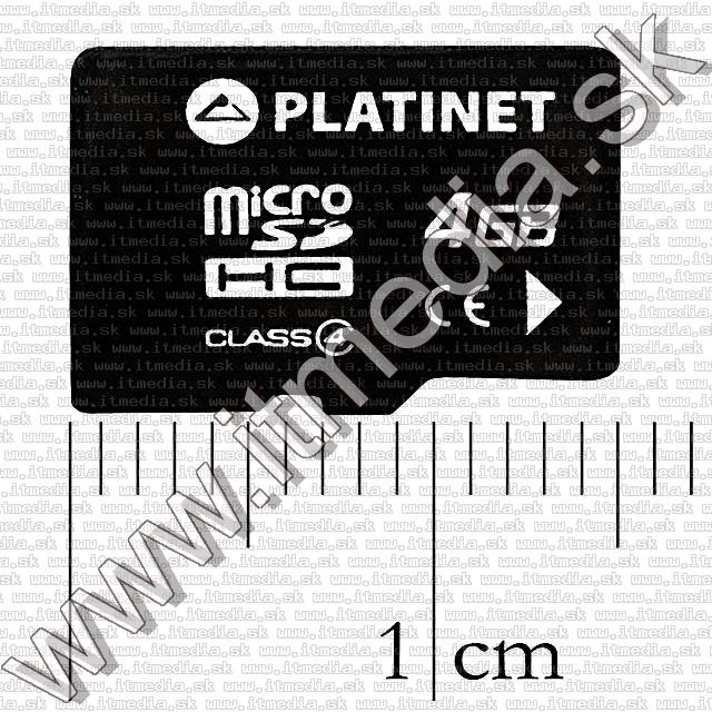 Image of Platinet _microSD-HC_ card 4GB *Class4* *3 year* +Without Adapter+ (IT7291)