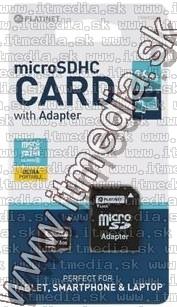 Image of Platinet _microSD-HC_ card 16GB (40858) *Class6* *3 year* (IT8191)