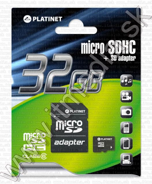 Image of Platinet _microSD-HC_ card 32GB *Class4* *3 year* (IT8244)