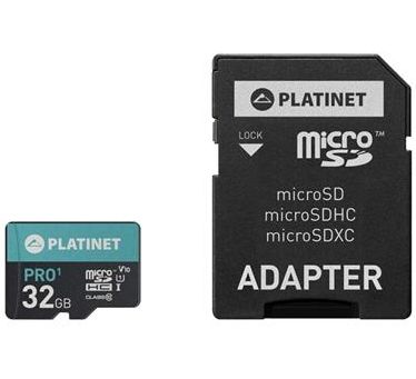 Image of Platinet microSD kártya 32GB UHS-I u1 (44002) [70R30W] (IT13404)