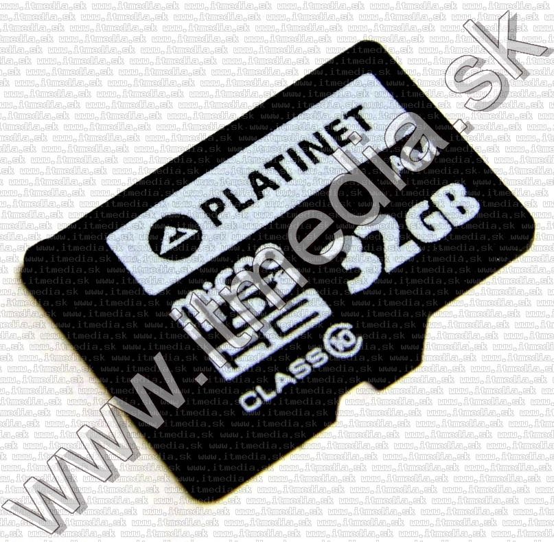Platinet microSD-HC kártya 32GB *Class10* *3 év garancia* + adapter (IT11479) Image of Platinet microSD-HC kártya 32GB *Class10* *3 év garancia* + adapter (IT11479)