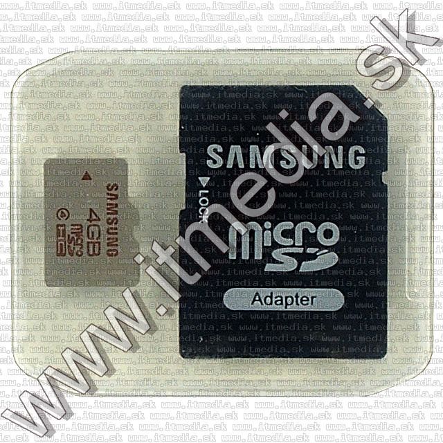 Image of Samsung _microSD-HC_ Secure Digital card 4GB (INFO!) (IT7293)