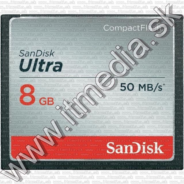 Image of Sandisk CF (Compact Flash) Memorycard, 8GB ULTRA SDCFHS-008G-G46 (IT11342)
