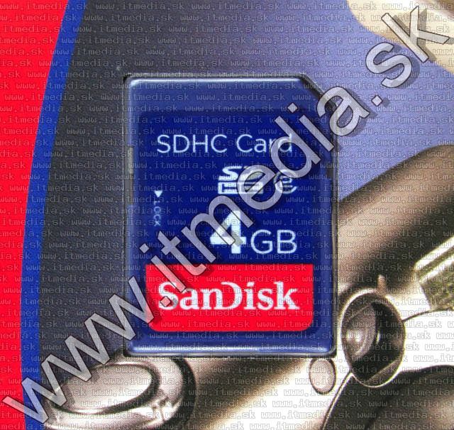 Image of Sandisk SD-HC card 4GB class2 INFO! (IT3377)