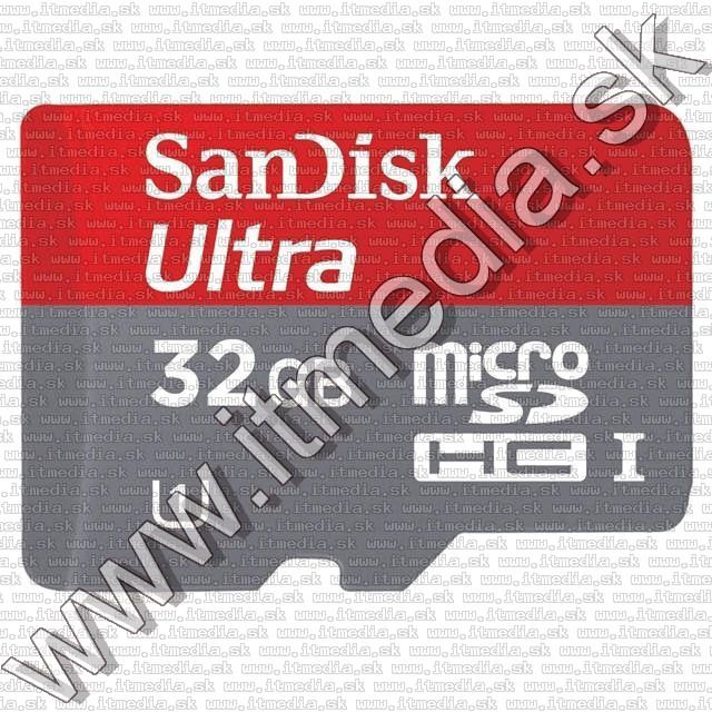 Image of Sandisk microSD-HC kártya 32GB UHS-I U1 *Mobile Ultra CLASS10 Androidhoz* 48MB/s + adapter (IT8783)