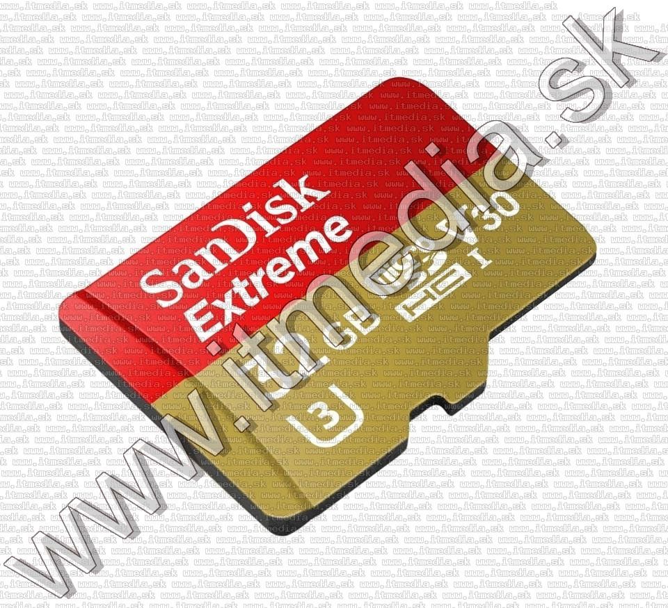 Sandisk microSD-HC kártya 32GB UHS-I U3 V30 *Mobile Extreme CLASS10* 90/60 MB/s + adapter (IT12761) Image of Sandisk microSD-HC kártya 32GB UHS-I U3 V30 *Mobile Extreme CLASS10* 90/60 MB/s + adapter (IT12761)