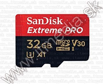 Image of Sandisk microSD-HC card 32GB UHS-I U3 V30 *Extreme PRO* 100/90 MB/s (IT13195)