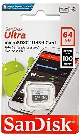 Image of Sandisk microSD-XC kártya 64GB UHS-I U1 *Mobile Ultra Android* 100MB/s (IT14698)