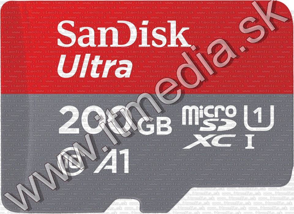 Sandisk microSD-XC kártya 200GB UHS-I U1 A1 *Mobile Ultra* 100MB/s + adapter (IT13353) Image of Sandisk microSD-XC kártya 200GB UHS-I U1 A1 *Mobile Ultra* 100MB/s + adapter (IT13353)