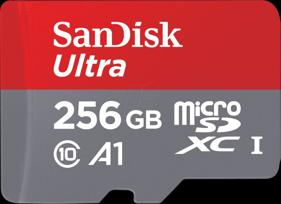Image of Sandisk microSD-XC kártya 256GB UHS-I U1 A1 *Mobile Ultra* 100MB/s + adapter (IT13848)
