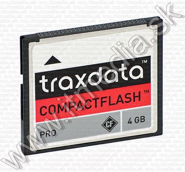 Image of Traxdata Compact Flash (CF) card 4GB PRO 233x (IT5129)