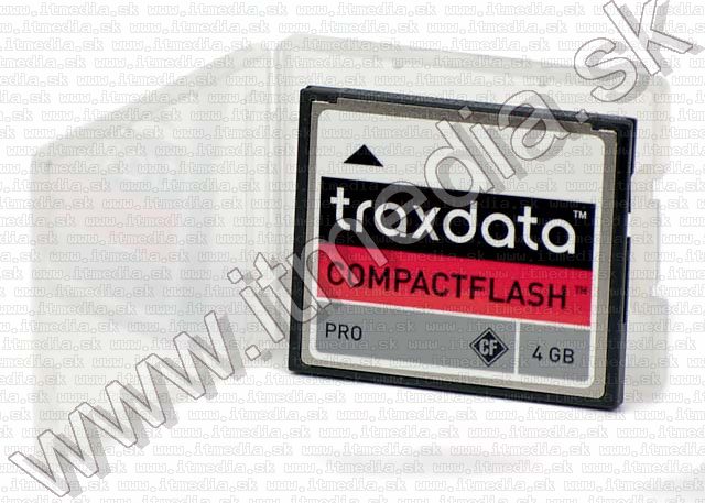 Image of Traxdata Compact Flash (CF) card 4GB PRO 233x (IT5129)