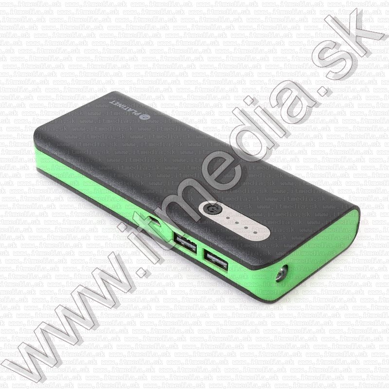Image of Platinet Powerbank 13000mAh Fekete+Zöld (42897) (IT11421)