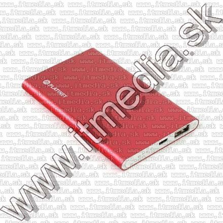Image of Platinet Slim Powerbank Li-Po 5000mAh Red (43175) (IT11889)