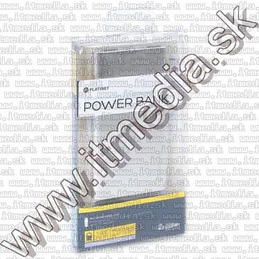 Platinet Slim Powerbank Li-Po 5000mAh Silver (43176) (IT11890) Image of Platinet Slim Powerbank Li-Po 5000mAh Silver (43176) (IT11890)
