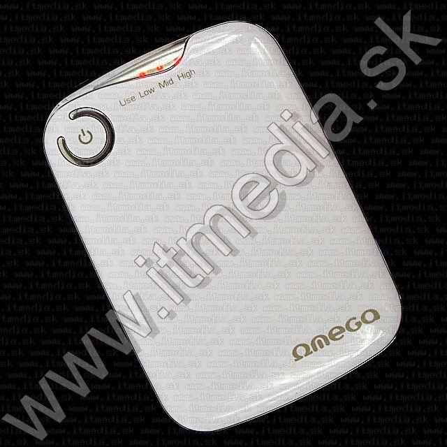 Image of Omega Powerbank 5000mAh White (41422) (IT8823)