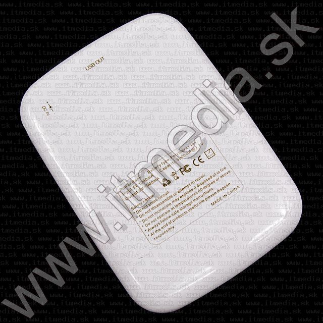 Image of Omega Powerbank 5000mAh White (41422) (IT8823)