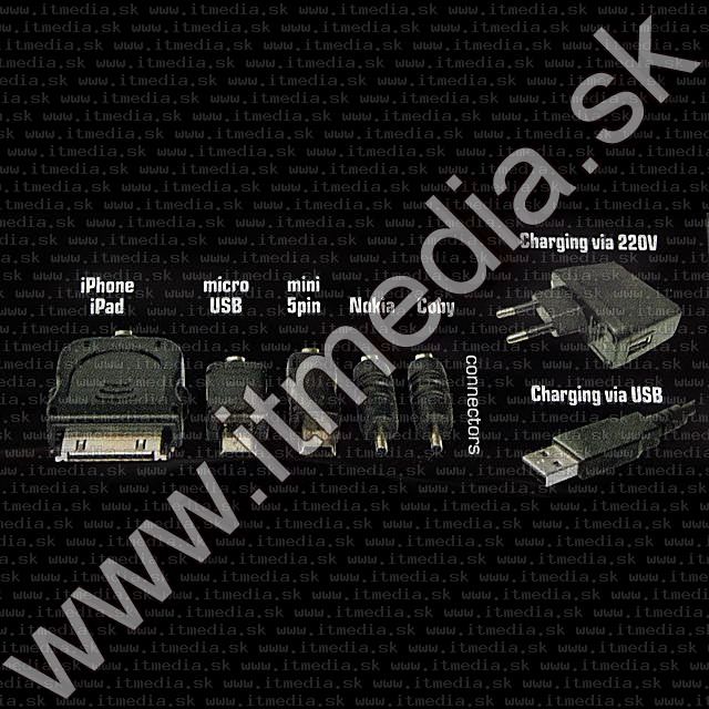 Image of Omega Powerbank 5000mAh White (41422) (IT8823)