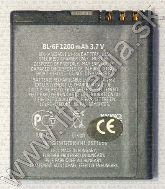Image of Nokia Mobile (Cellphone) Accu BL-6F (compatible) (IT4321)