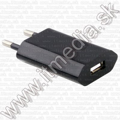 Image of Mini iPhone 230V USB charger *black* INFO! (IT8078)