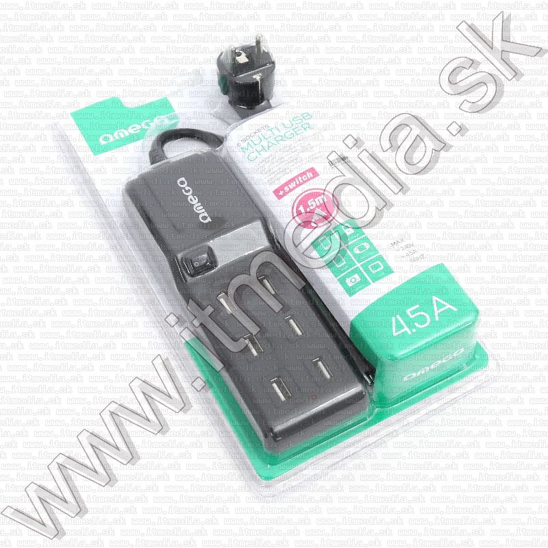 Image of Omega USB Family Charger 100-240V 6-port 4.5A INFO!  (IT13049)