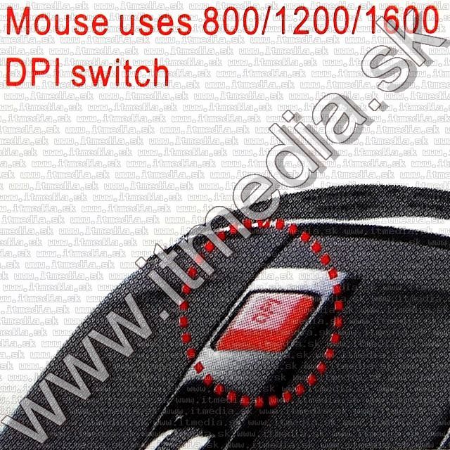 Image of Gaming Optical Mouse USB 1600dpi (IT7841)