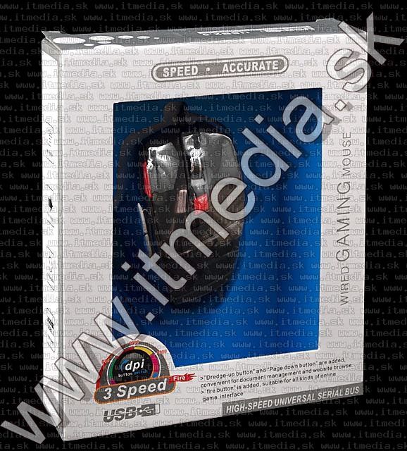 Image of Gaming Optical Mouse USB 1600dpi (IT7841)